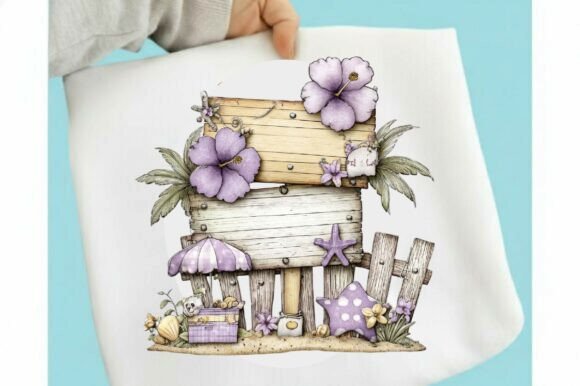 Download Summer Coastal Decor Cute Floral Design - Design Collection