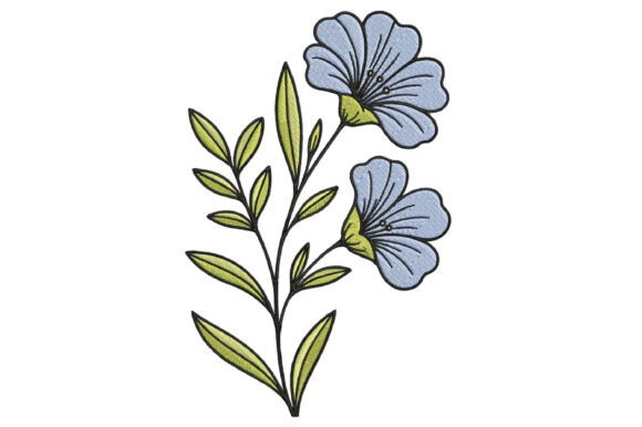 Download Wildflower Embroidery Design - Design Collection