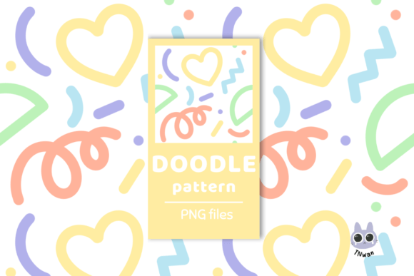 Download Heart Minimal Doodle Valentine Pattern - Doodle Collection