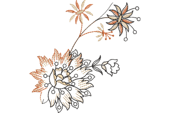 Download Wildflower Embroidery Design - Design Collection
