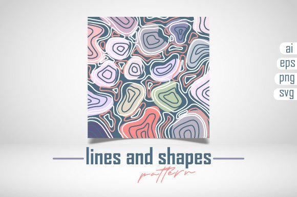 Download Lines and Shapes Pattern Design - Design Collection