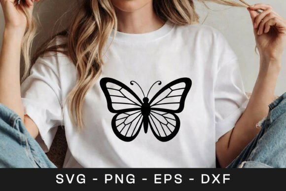 Download Artistic Butterfly Linework Design SVG - Design Collection