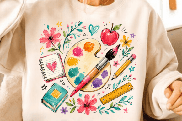 Download Art Teacher Sublimation PNG Design - Premium Bundle