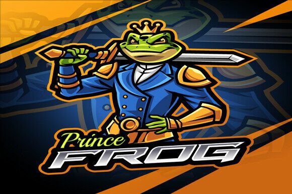 Download Prince Frog Esport Mascot Logo Design - Logo Collection