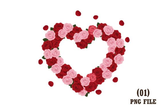 Download Floral Heart Shape Design - Design Collection