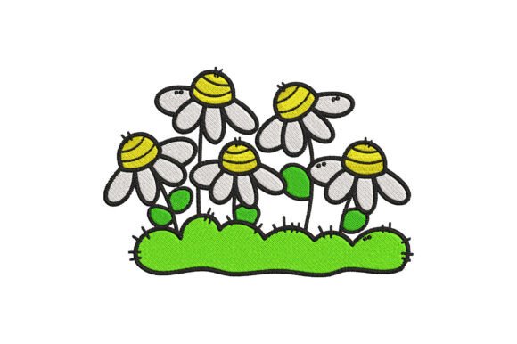 Download Cute Garden Embroidery Design - Design Collection