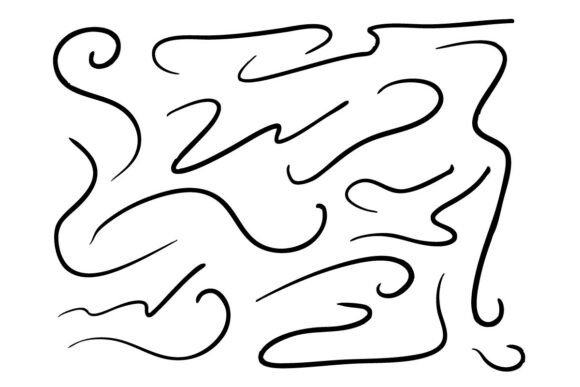Download Abstract Curved Line Doodle SVG Bundle - Doodle Collection