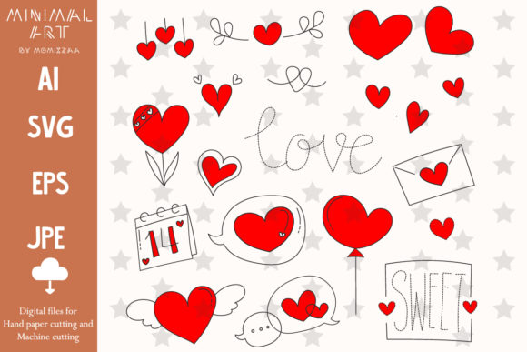 Download Hearts Doodle Valentine Svg Clip-art - Doodle Collection