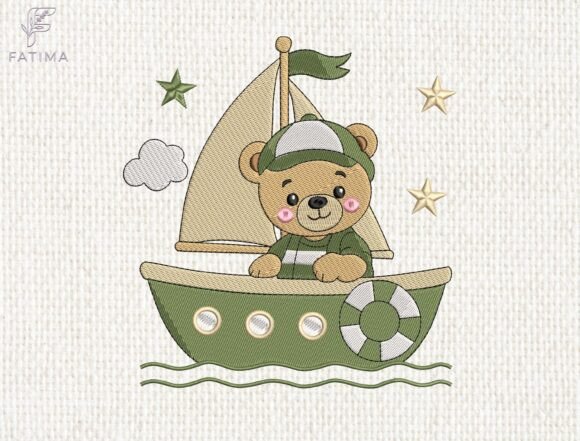 Download Sailor Teddy Bear Embroidery Design - Design Collection