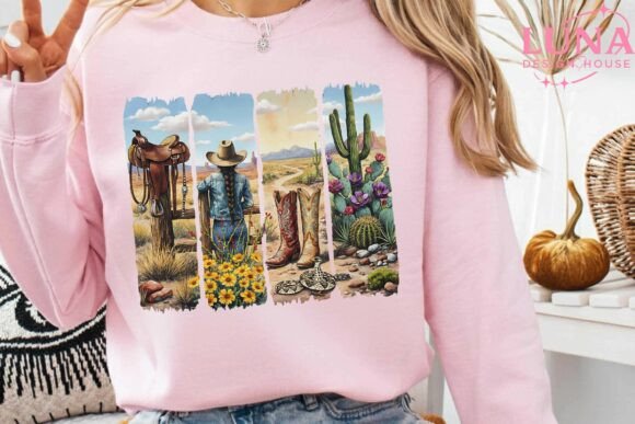 Download Howdy PNG Retro Western Shirt Design - Design Collection