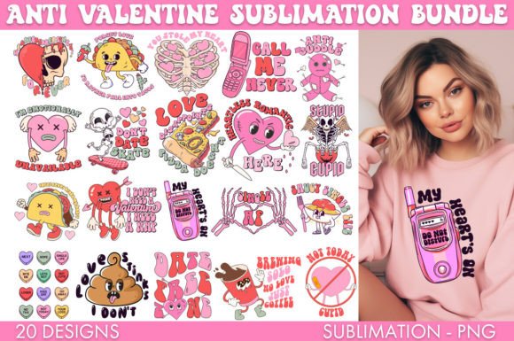 Download Anti Valentine PNG Bundle Sublimation - Valentine png bundle Collection