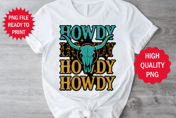 Download Howdy Western Style Cowboy Shirt Design - Design Collection