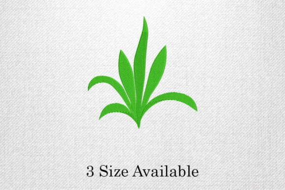 Download Green Leaf Minimal Plant Embroidery Desi - Plant embroidery Collection