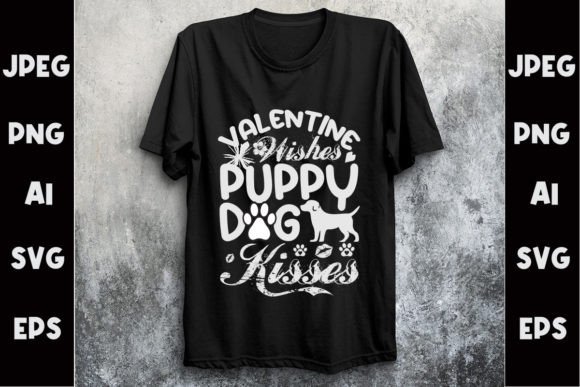 Download Valentine Dog Svg T- Shirt Design - Design Collection