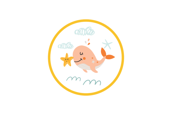 Download Sea Theme Stickers - Whale Svg Ocean - Sticker Collection