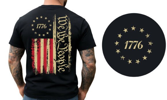 Download 1776 Patriotic USA Flag Design - Design Collection