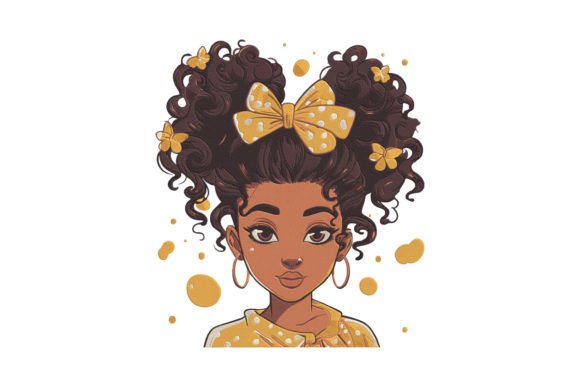 Download Cute Black Girl Embroidery Design - Design Collection