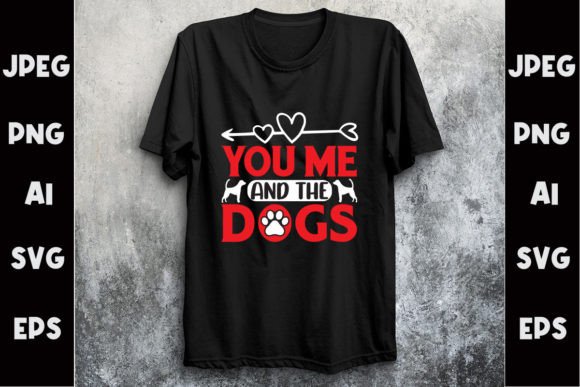Download Dog Valentine Svg T- Shirt Design - Design Collection