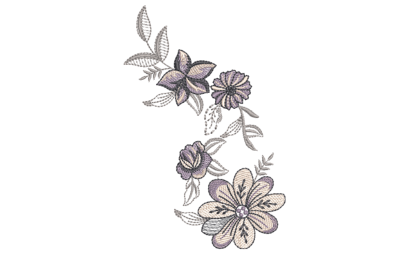 Download Wildflower Embroidery Design - Design Collection